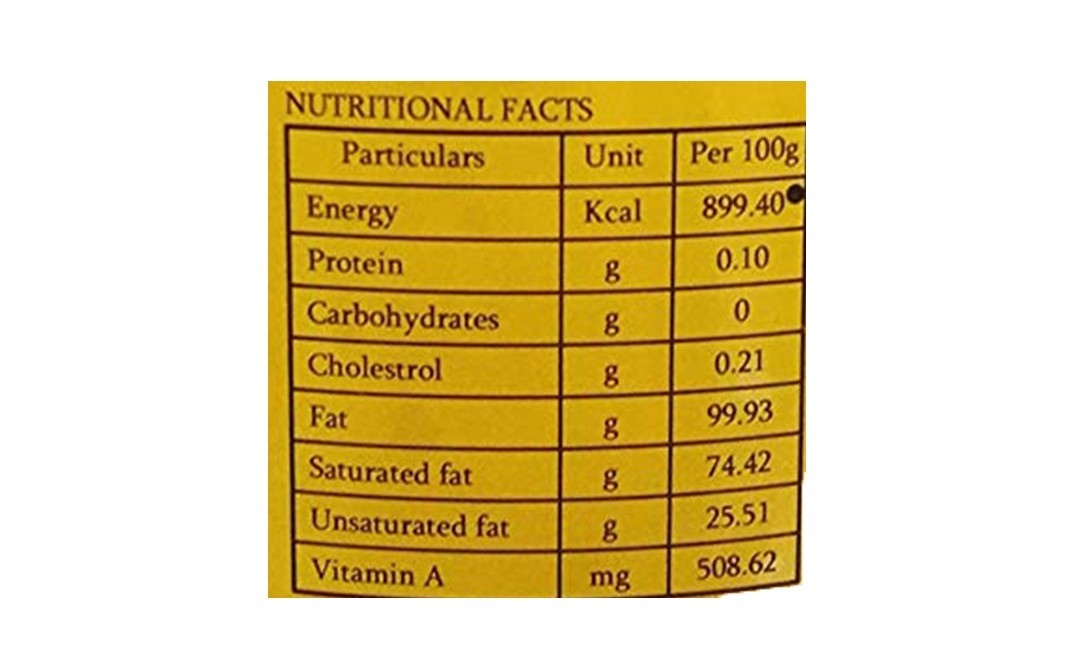 Indic Wisdom A2 Gir Cow Ghee    Plastic Container  450 millilitre